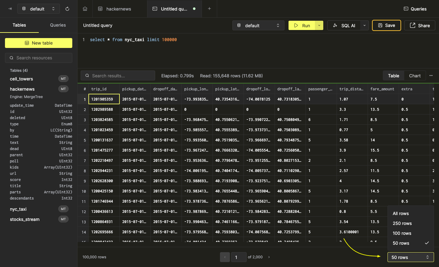 Pagination navigation - Zoomed